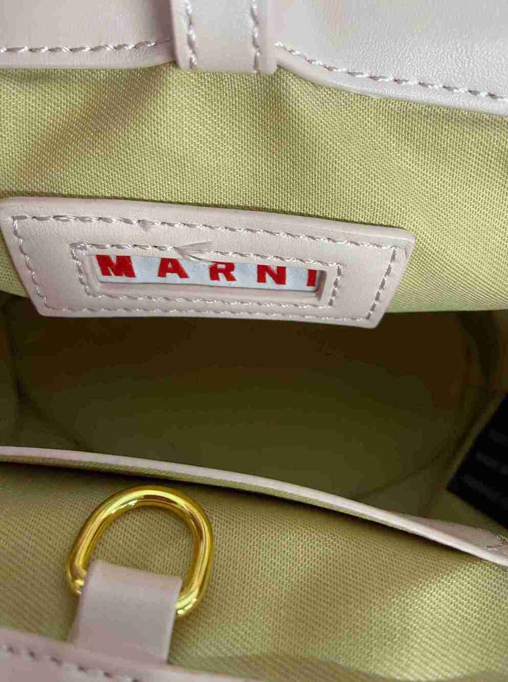 Marni Women's Straw-Pink Shoulder Bag - Picture 4 of 8